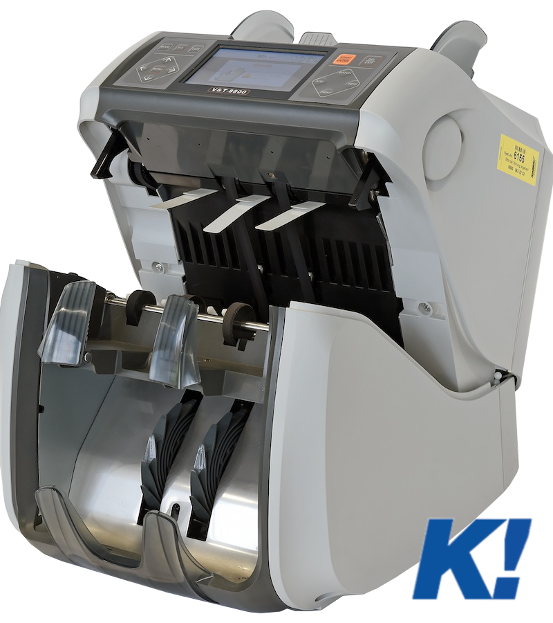 Banknotenzähler V&T-8800 Profi-System | Aussortierfach